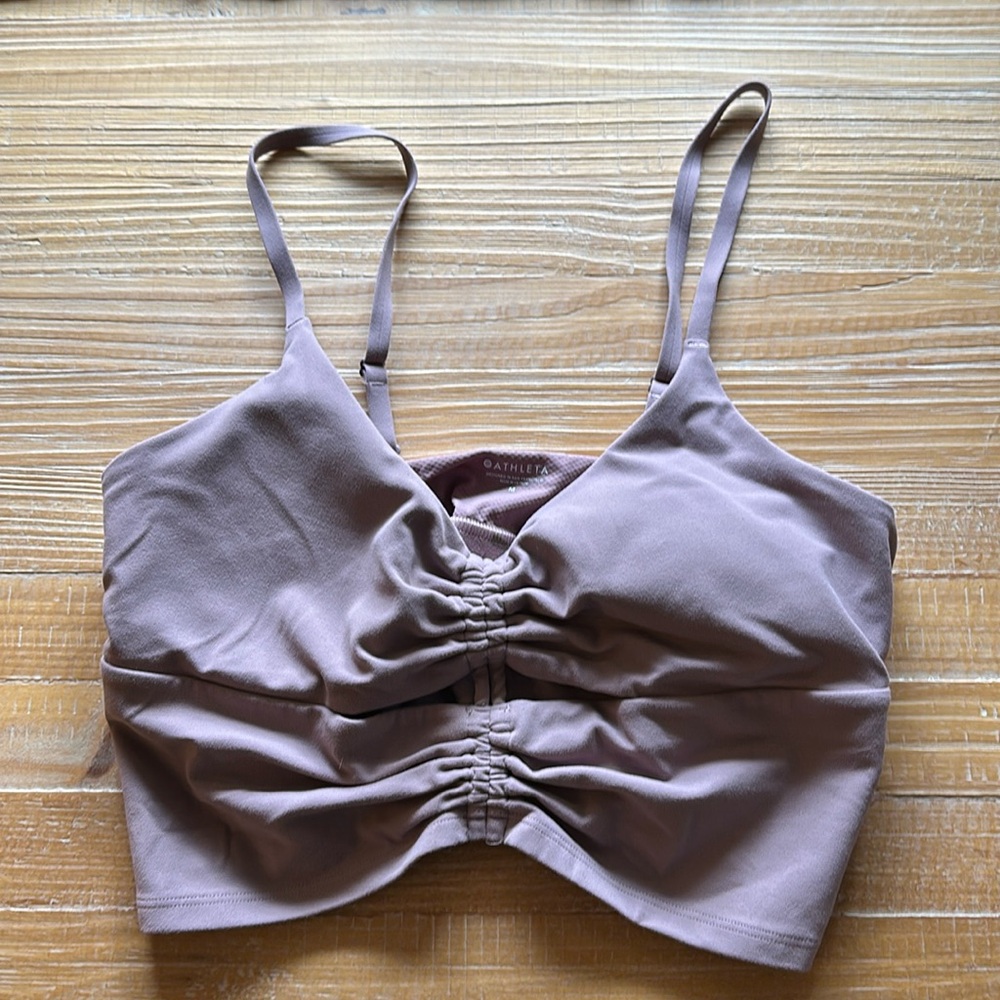 Athleta purple sports bra